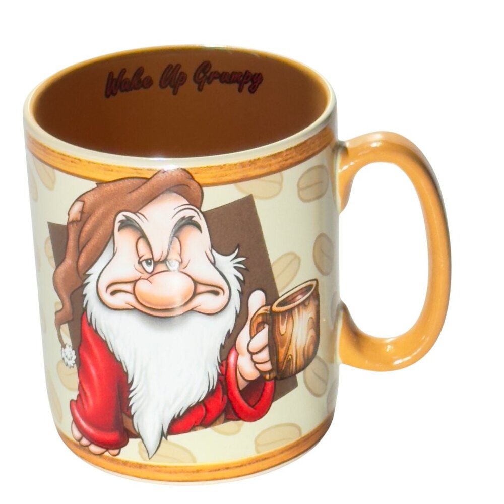 Disney Grumpy Coffee Mug Wake Up Grumpy 12 Oz